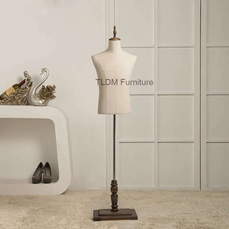 Women Formal Wear Shop - مانيكان نصفي للرجال مغطى بقماش سميك