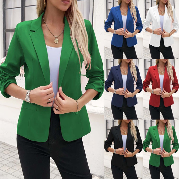 Women Formal Wear Blazers - جاكيت بدلة نسائية أوروبية وأمريكية جديدة