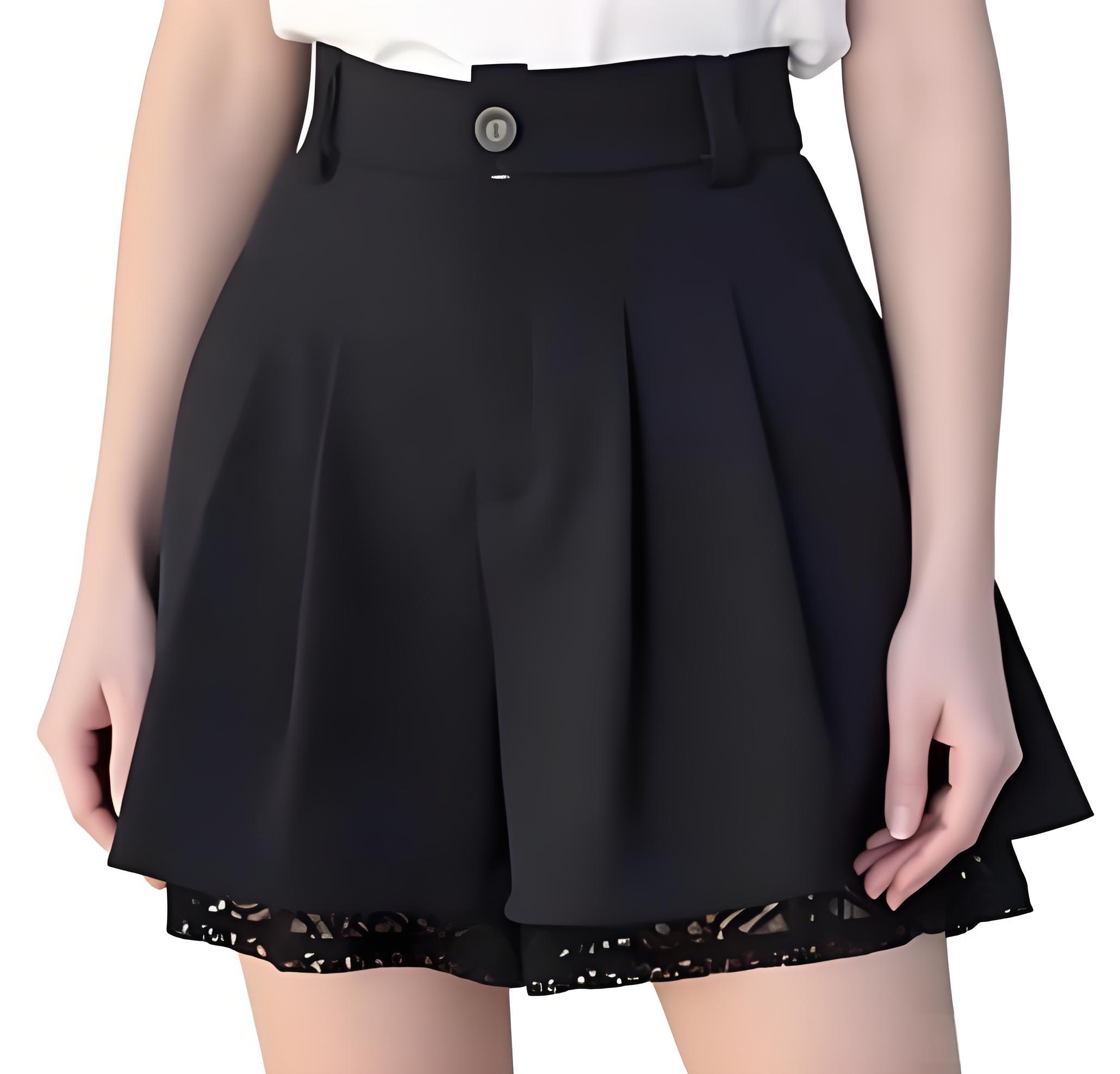 Women Formal Wear Tailor - بنطلون نسائي كاجوال بخصر مرتفع وتصميم