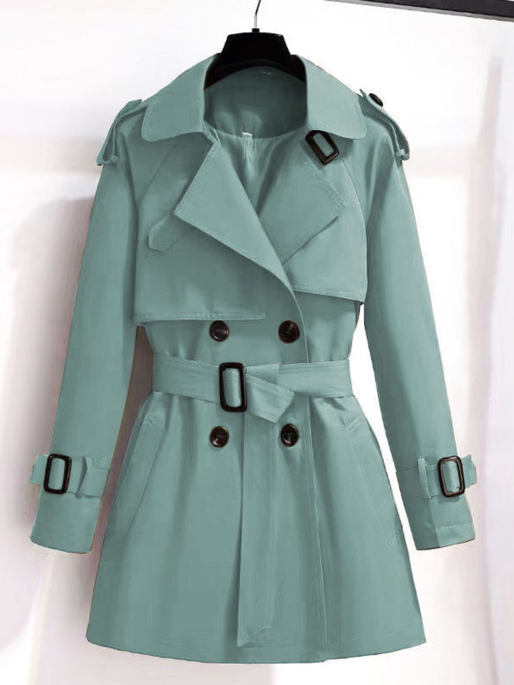 Trench Coat Formal - معطف نسائي للربيع والخريف 2022 كوري