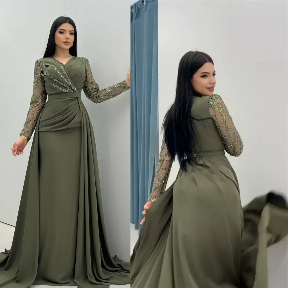 Women Luxury Formal Wear - فساتين حفلة موسيقية مخصصة فاخرة مطرز