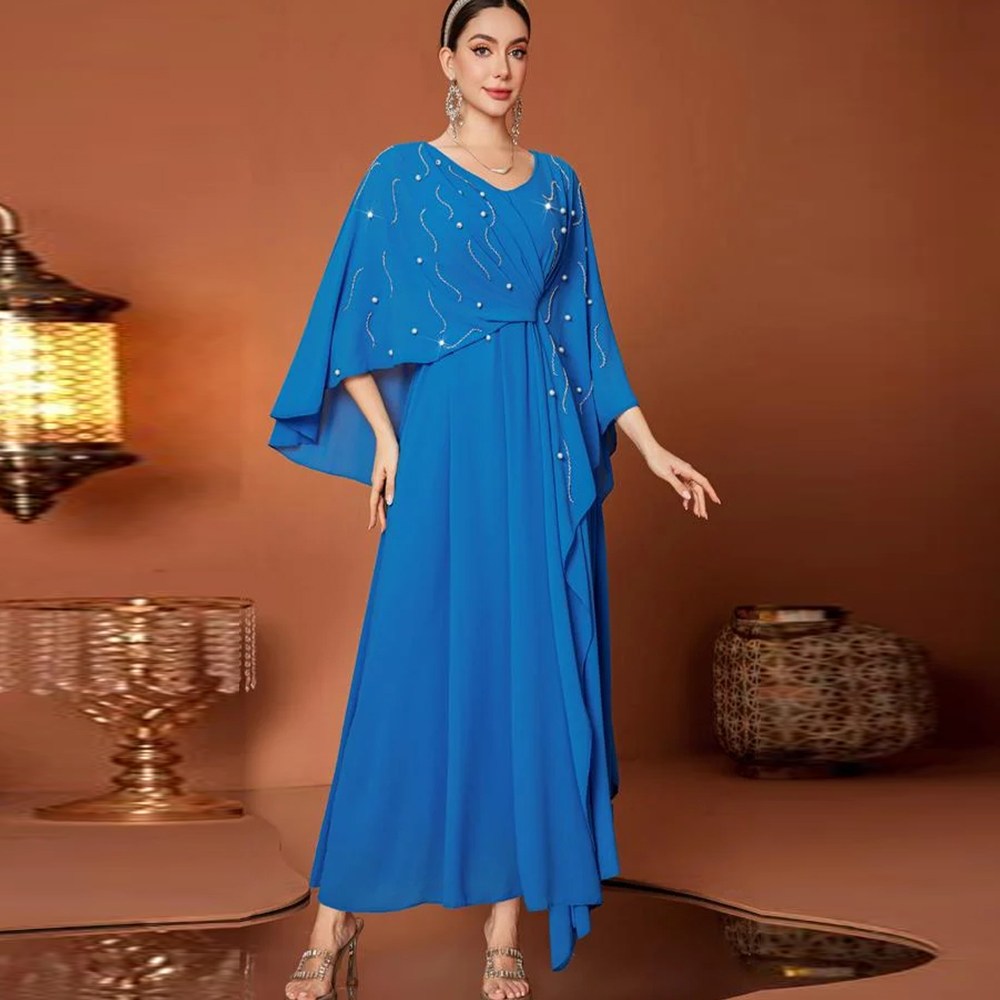 Women Luxury Formal Wear - فساتين سهرة فاخرة بياقة على شكل