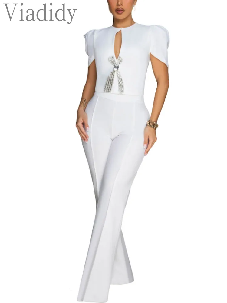 بدلة نسائية رسمية للسهرات بلون - مراجعة Women'S Formal Jumpsuit Evening Wear وسعره
