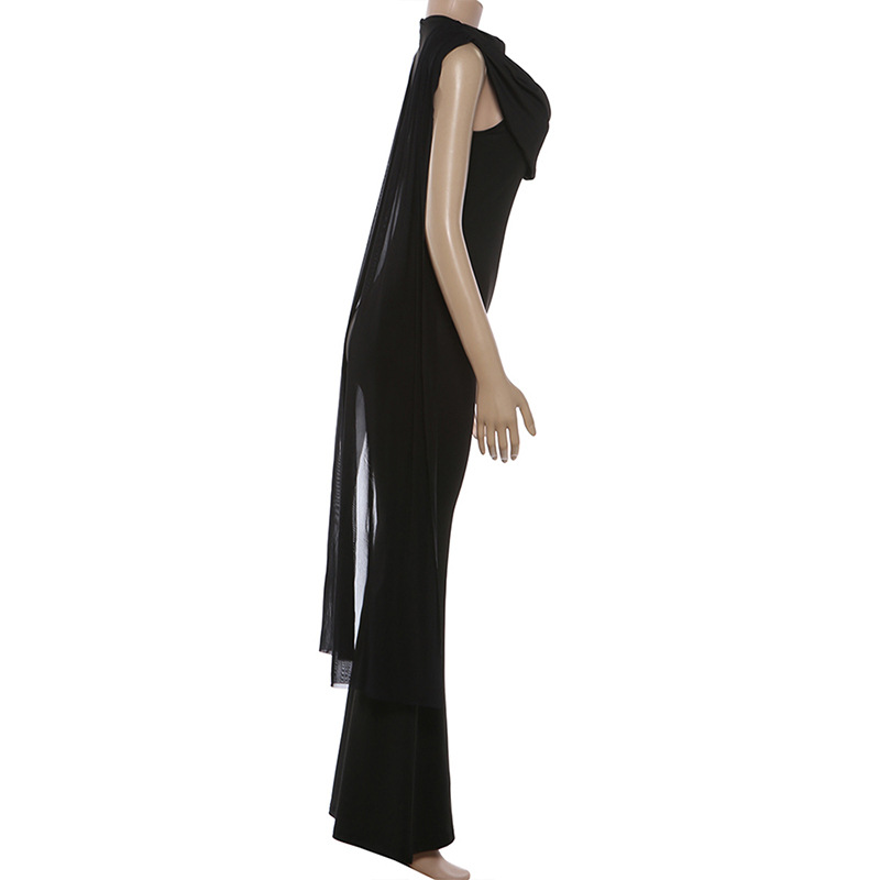 بدلة نسائية سوداء مثيرة بدون أ - مراجعة Women'S Formal Jumpsuit Evening Wear وسعره