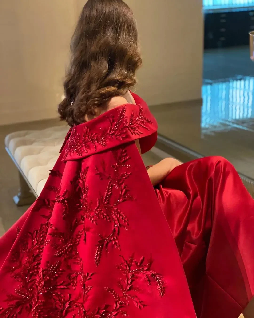 تخصيص الكاحل طول غمد فساتين ال - مراجعة Women Formal Party Wear Dress وسعره