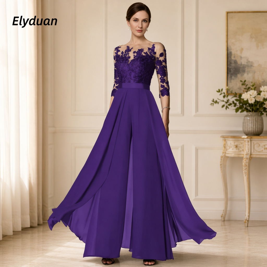 بدلة نسائية من الشيفون الأرجوا - مراجعة Women'S Formal Jumpsuit Evening Wear وسعره
