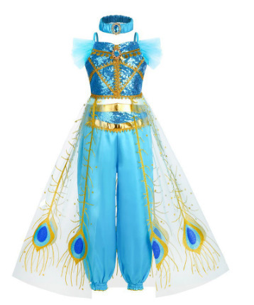 فستان الأميرة ياسمين، طقم فستا - مراجعة Women Formal Party Wear Dress وسعره