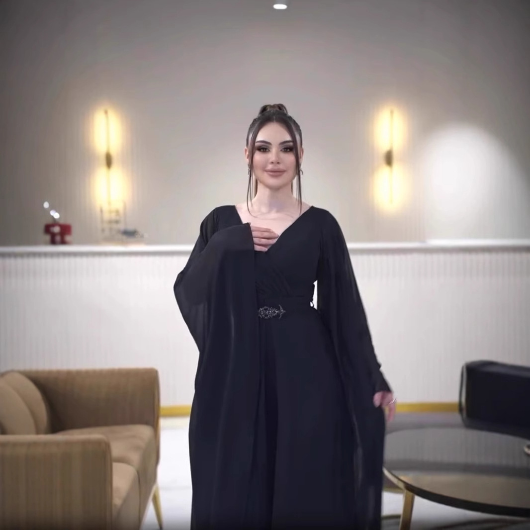 بدلة قفز نسائية سوداء عربية لل - مراجعة Women'S Formal Jumpsuit Evening Wear وسعره