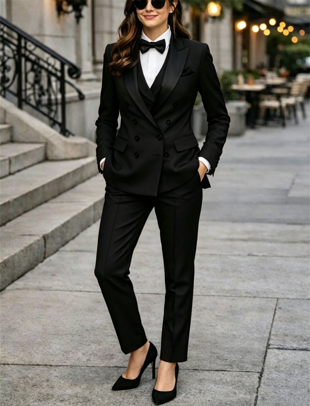 بدلات نسائية مزدوجة الصدر من 3 - مراجعة Women Formal Wear Tailor وسعره