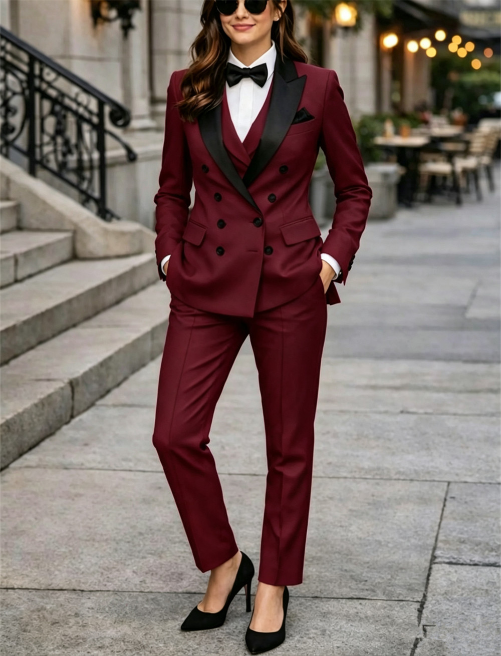 بدلات نسائية مزدوجة الصدر من 3 - مراجعة Women Formal Wear Tailor وسعره