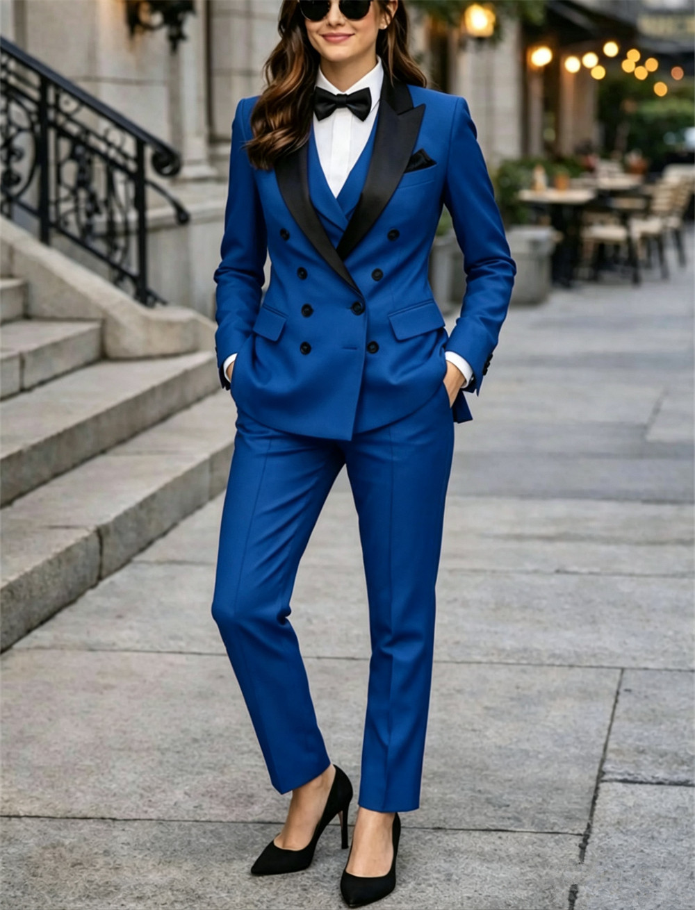 بدلات نسائية مزدوجة الصدر من 3 - مراجعة Women Formal Wear Tailor وسعره