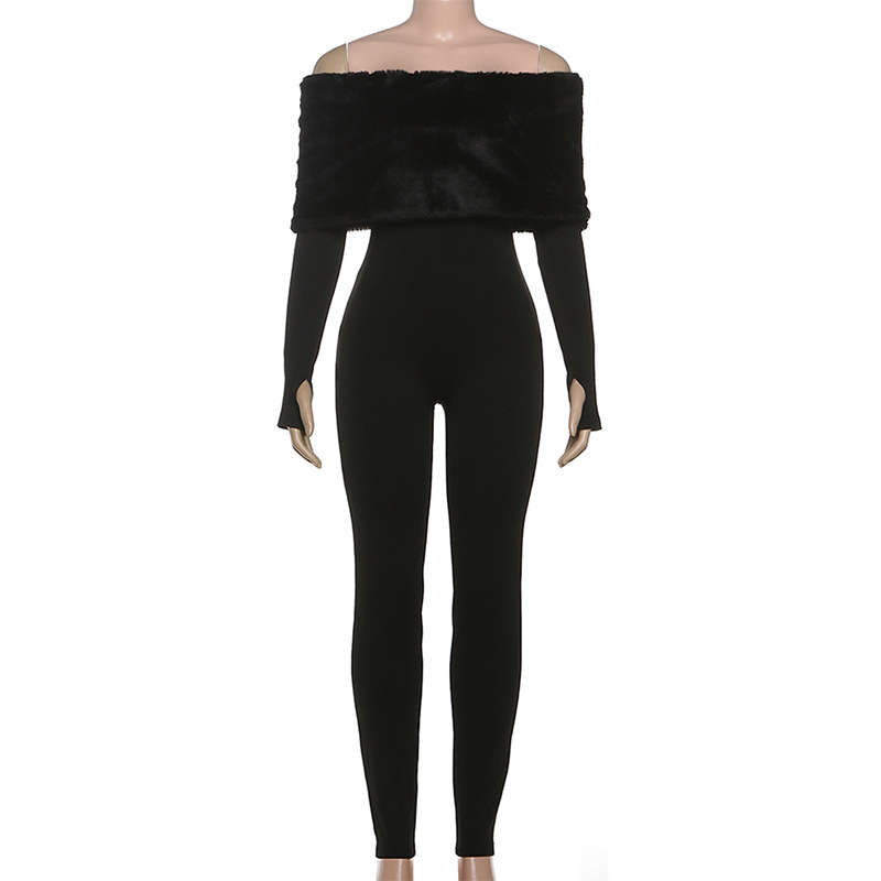 بذلة نسائية فاخرة من الفرو مثي - مراجعة Women'S Formal Jumpsuit Evening Wear وسعره