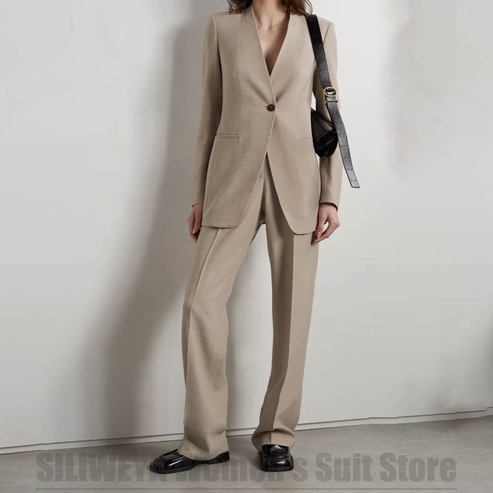 بدلة نسائية عصرية بياقة على شك - مراجعة Women Formal Wear Tailor وسعره