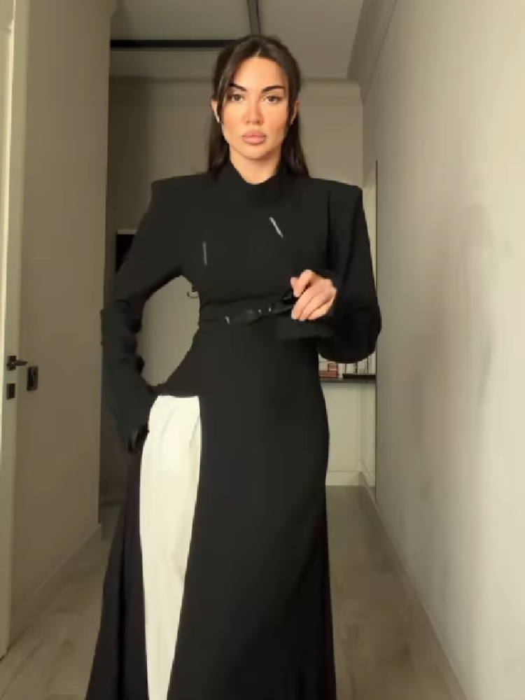 فستان نسائي أنيق طويل الأكمام  - مراجعة Formal Wear Women Us وسعره
