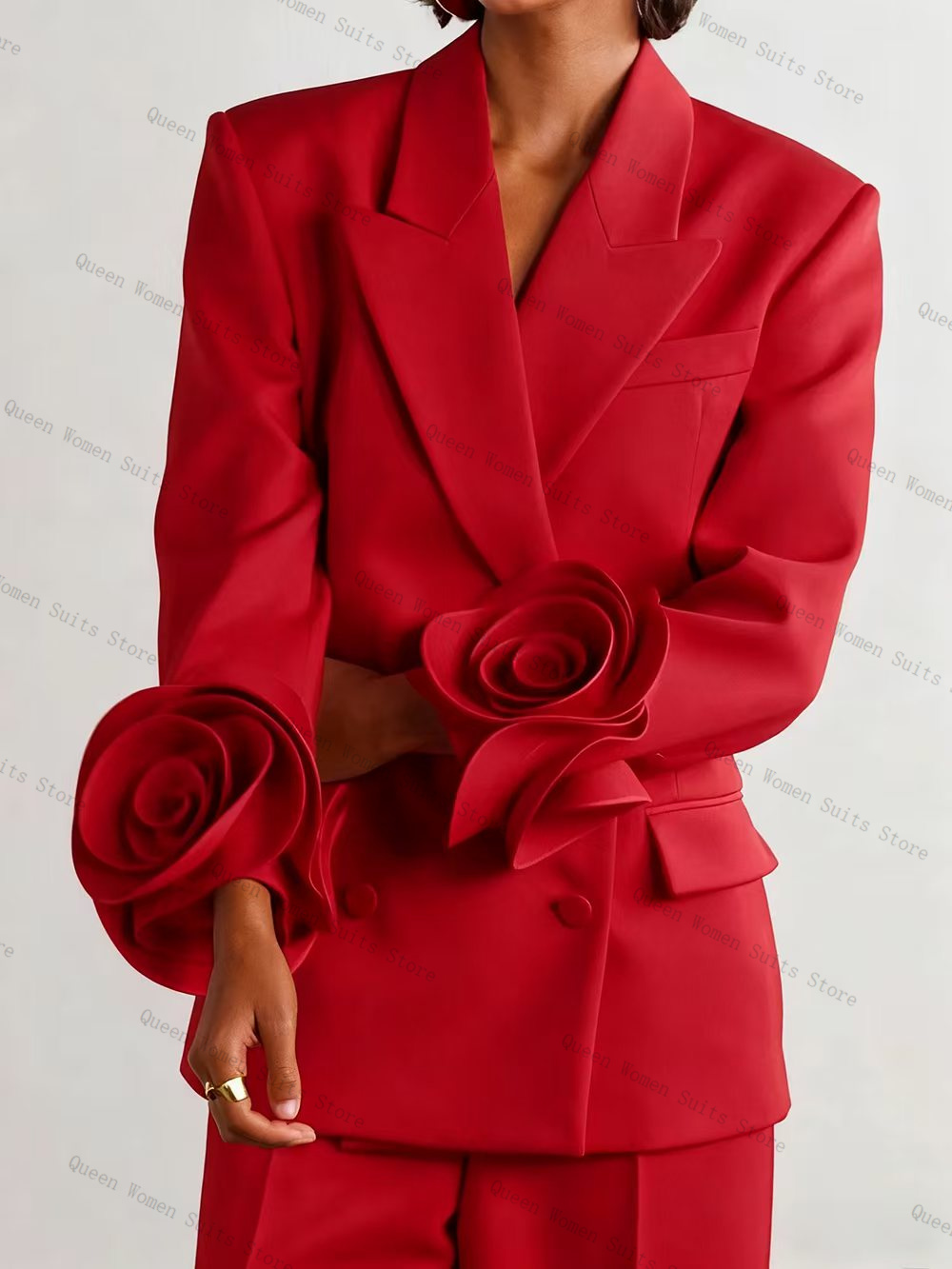 الفاخرة الأحمر المرأة البدلة م - مراجعة Women Luxury Formal Wear وسعره