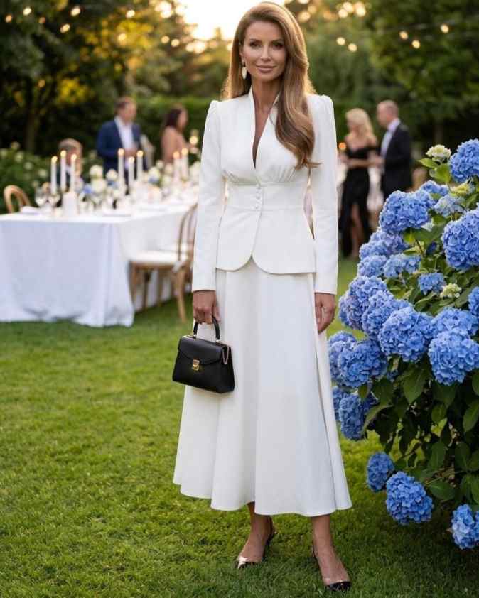 طقم بدلة نسائية أنيق من قطعتين - مراجعة Women Formal Wear Blazer Set وسعره