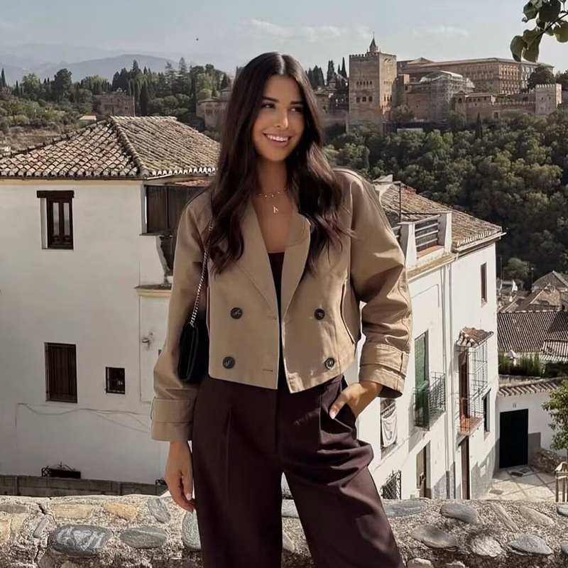معطف نسائي قصير على الموضة مزد - مراجعة Trench Coat Formal وسعره