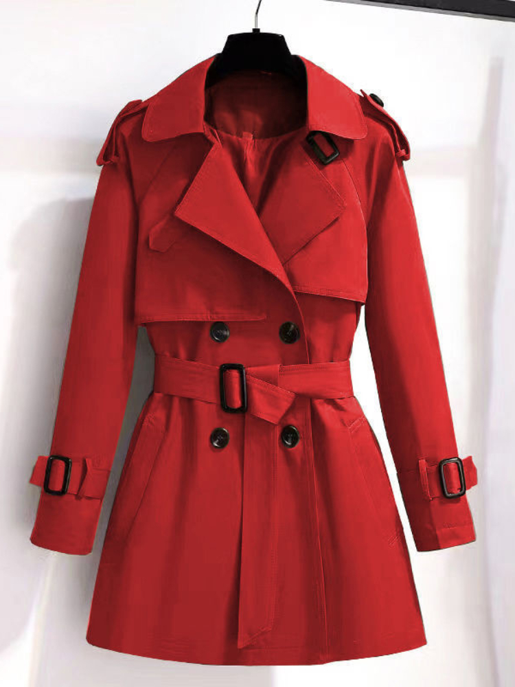 معطف نسائي للربيع والخريف 2022 - مراجعة Trench Coat Formal وسعره