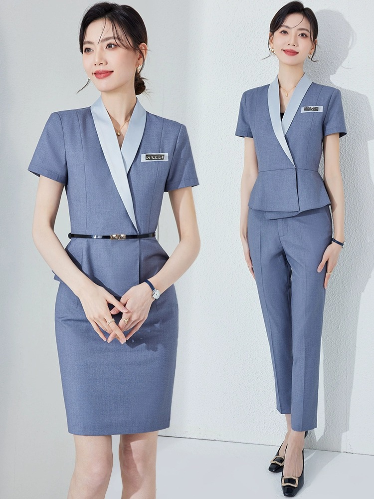 طقم بدلة صيفي خفيف للنساء، زي  - مراجعة Women Formal Wear Shop وسعره