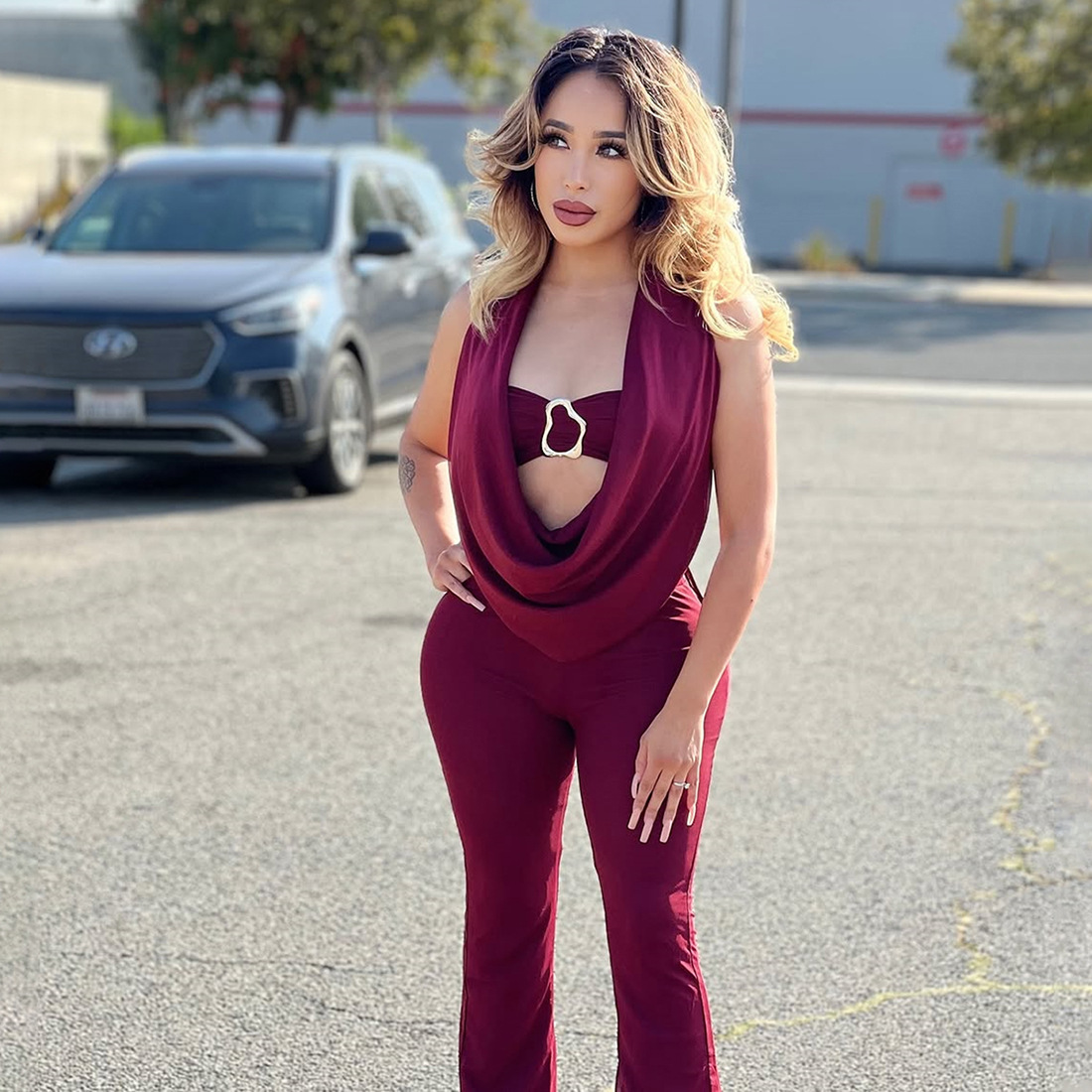 أسود المرأة بذلة 2 قطع أعلى ال - مراجعة Women'S Formal Jumpsuit Evening Wear وسعره