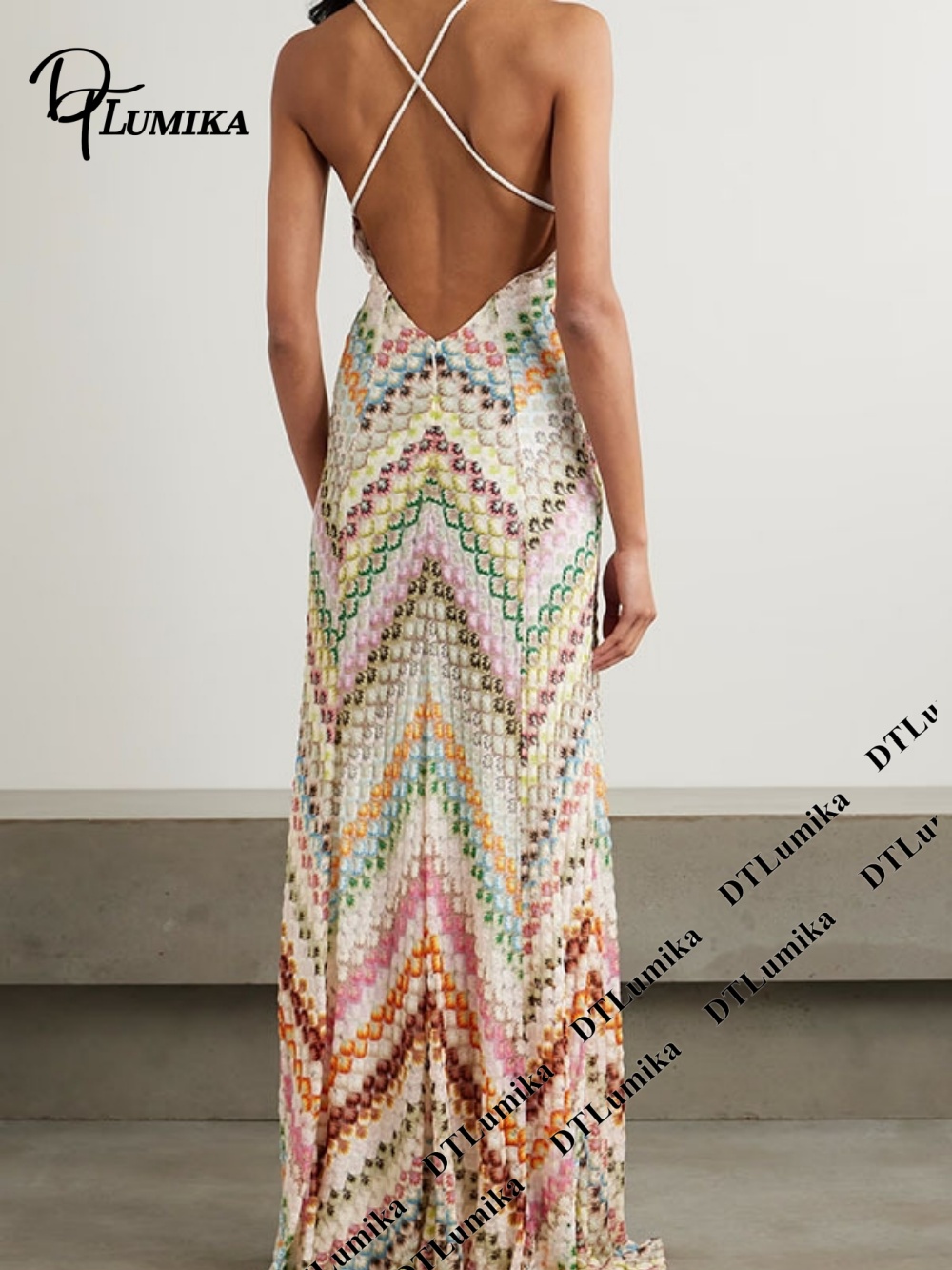 فستان ماكسي بوهيمي مطبوع من DT - مراجعة Women'S Formal Resort Wear وسعره