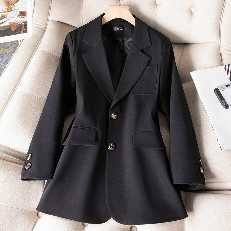 أزرق أسود أخضر المرأة معطف الس - مراجعة Women Formal Wear Blazers وسعره