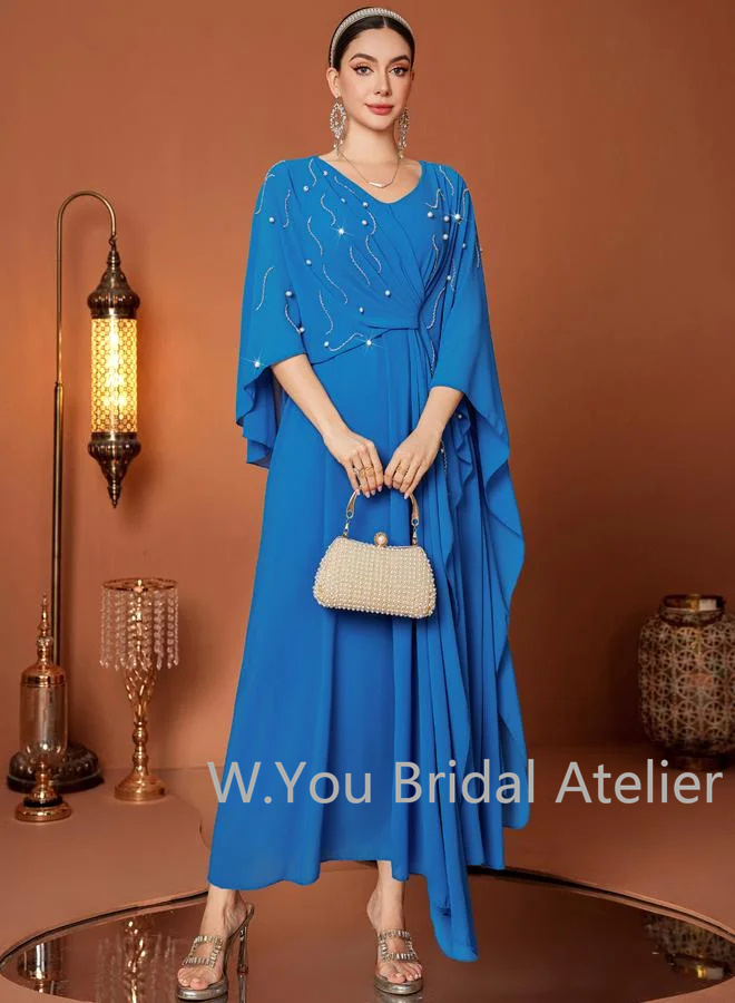 فساتين سهرة فاخرة بياقة على شك - مراجعة Women Luxury Formal Wear وسعره