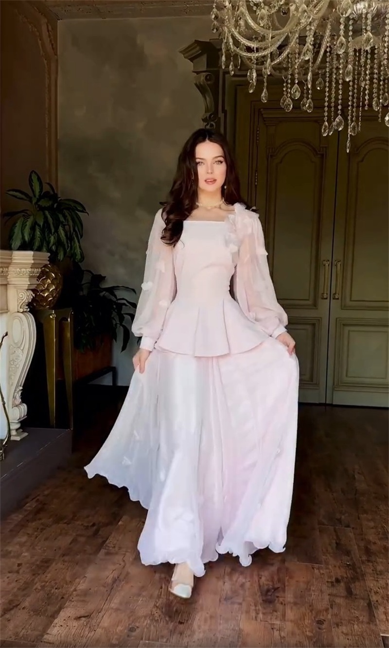 العربية المرأة البدلة تنورة مج - مراجعة Women Formal Party Wear Dress وسعره