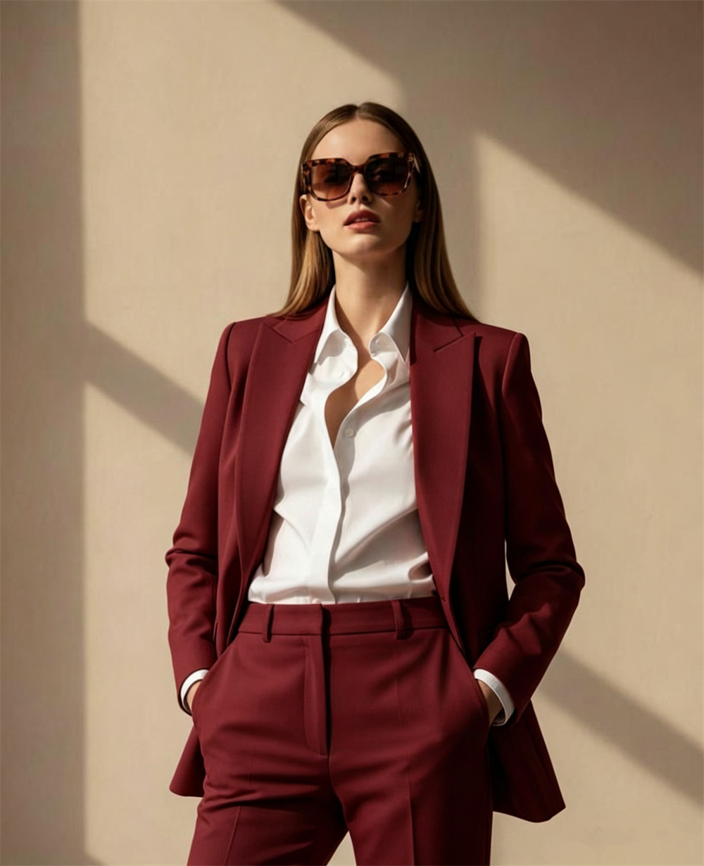 بدلة نسائية برتقالية اللون مكو - مراجعة Women Formal Wear Tailor وسعره
